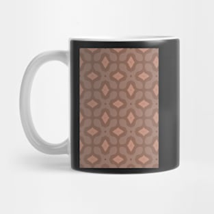 Orange and Brown Pattern 2 Mug